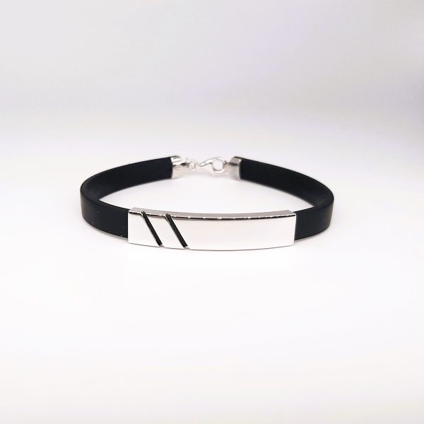 Muška kaucuk narukvica