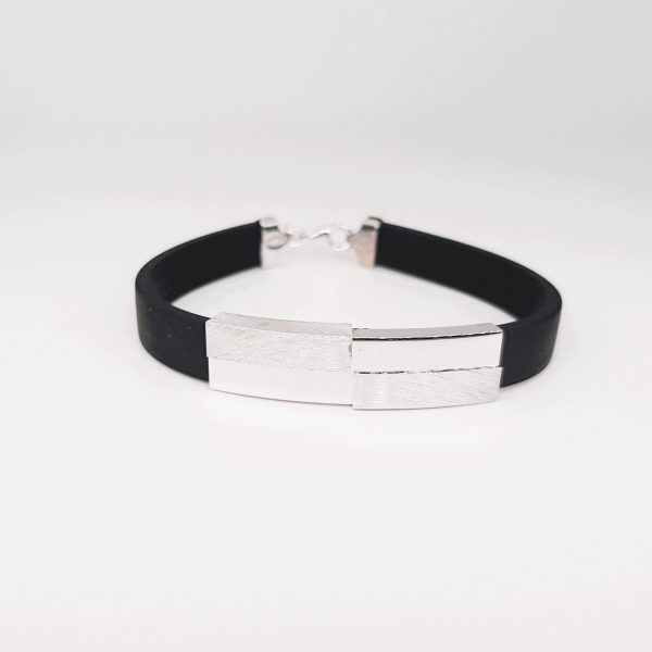 Muška kaucuk narukvica