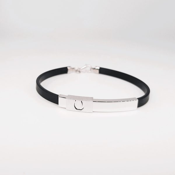 Muška kaucuk narukvica